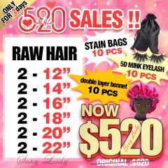 Raw Hair 520.Wholesale