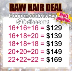 Raw hair promotion